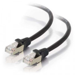 C2G Cat6 Booted Unshielded (UTP) Network Patch Cable - Patch cable - RJ-45 (M) to RJ-45 (M) - 1 m - UTP - CAT 6 - molded, snagless, stranded - black
